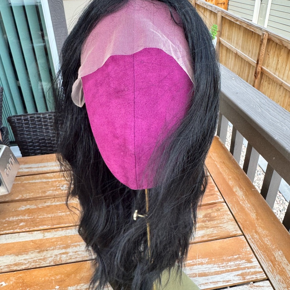 Nel’s Wigs - Black Wavy Lace Front Wig